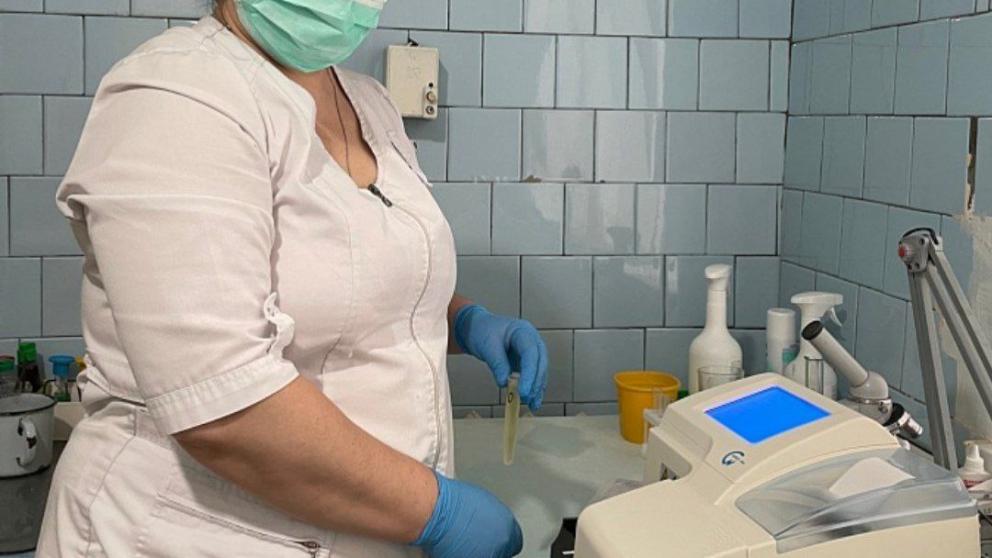 В лабораторию Левокумской районной больницы приобретено новое оборудование