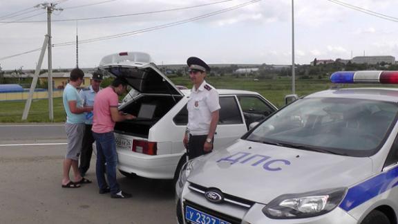 Совместный рейд судебных приставов и сотрудников ГИБДД прошел в Андроповском районе