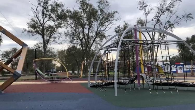 В селе Красногвардейском завершили второй этап благоустройства парка