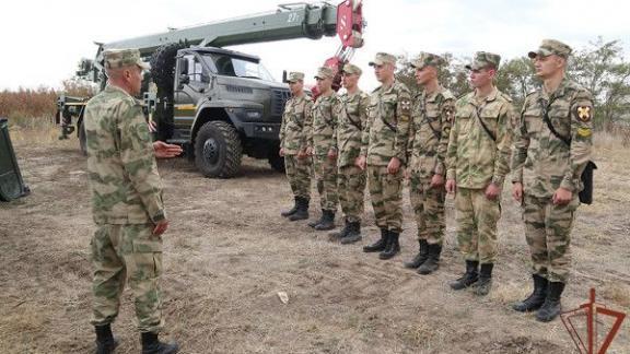 Курсанты Пермского института войск нацгвардии России проходят стажировку в Зеленокумске