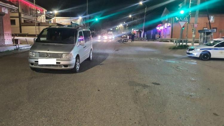 В Иноземцево под колёса иномарки попал пьяный велосипедист