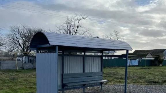 В Труновском округе Ставрополья развивают сеть остановок общественного транспорта