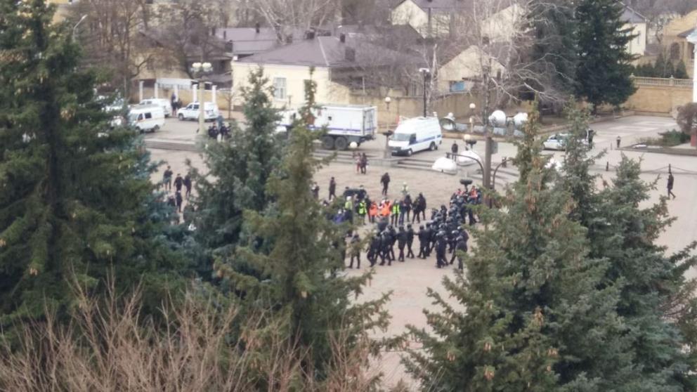 Несогласованные акции на Ставрополье собрали минимум участников