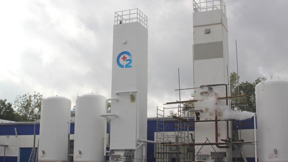 В Невинномысске смонтировали вторую линию по производству медицинского кислорода