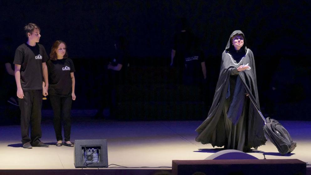 Спектакль «Синяя птица Учителя» впервые увидели ставропольские театралы