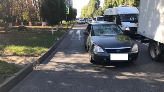 В Михайловске на пешеходном переходе «Лада Приора» сбила женщину