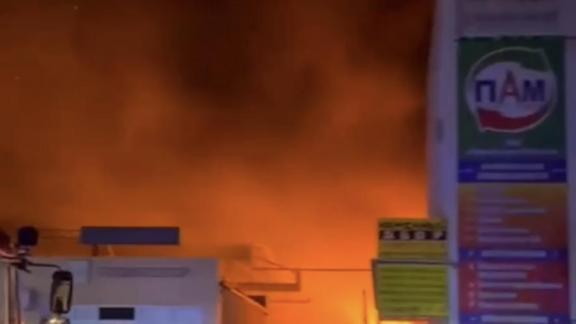 В Пятигорске ликвидировали возгорание на складе в 1000 квадратов