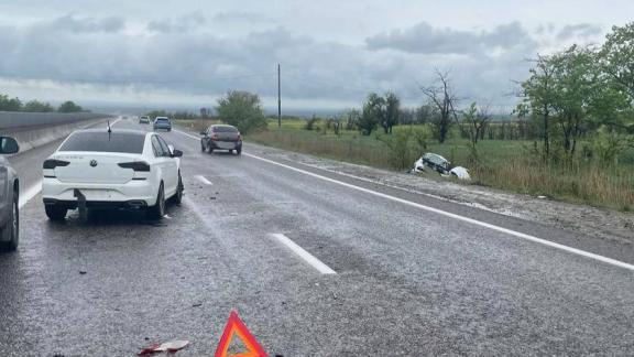 Два человека получили травмы в ДТП на подъезде к Ставрополю