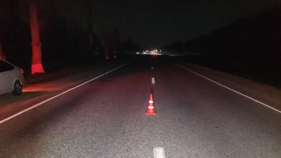 В Шпаковском округе мотоциклист сбил женщину на проезжей части