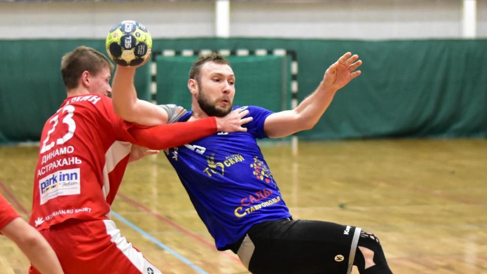 Гандболисты ставропольского клуба «Динамо-Виктор» одержали шестую победу в чемпионате России