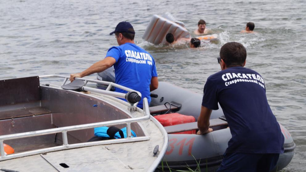 В Ессентуках спасли тонущего нетрезвого мужчину