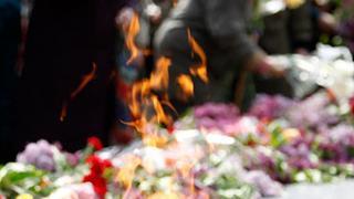 Сотрудники Северо-Кавказского банка приняли участие в праздничном параде, посвященном Дню Победы