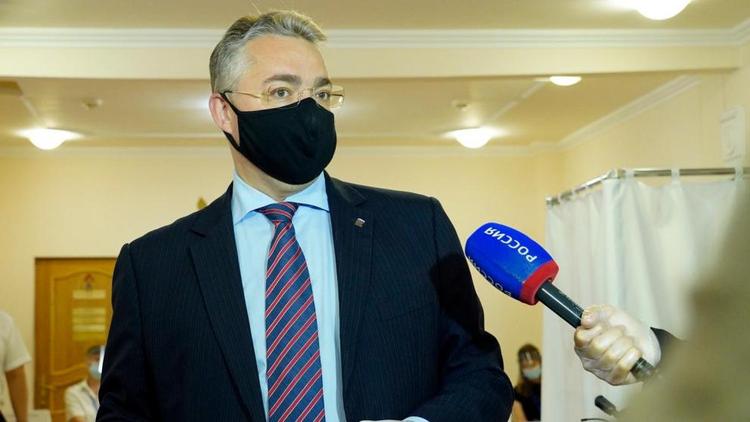 Глава Ставрополья принял участие в общероссийском голосовании