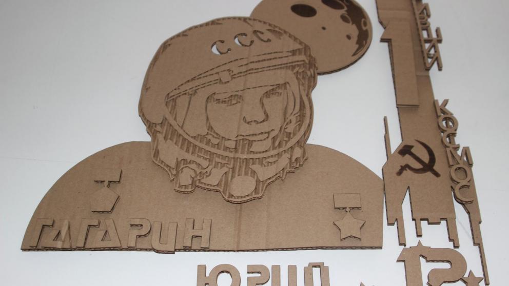 Серию портретов космонавтов создали воспитанники невинномысского «Кванториума»