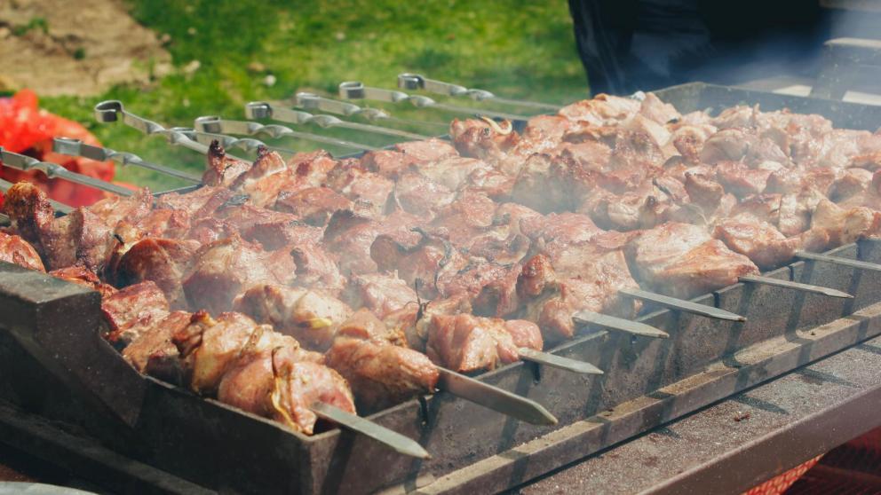 Более 100 килограммов шашлыка приготовили на пикнике в Кисловодске