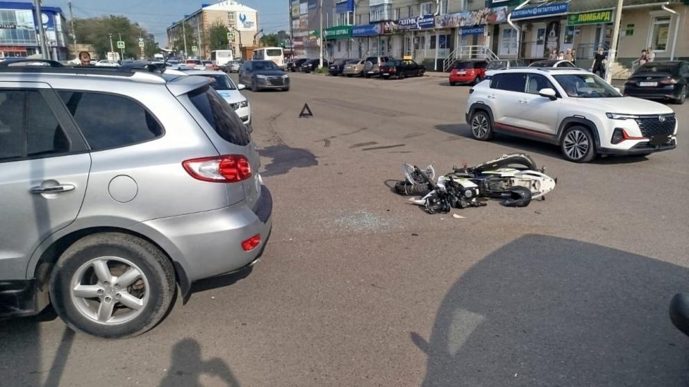 Водитель сбил подростка на мотоцикле в Невинномысске