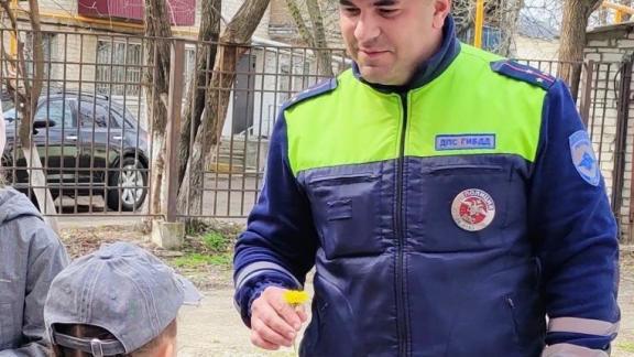 В Невинномысске инспекторы ГАИ организовали для детей необычную экскурсию