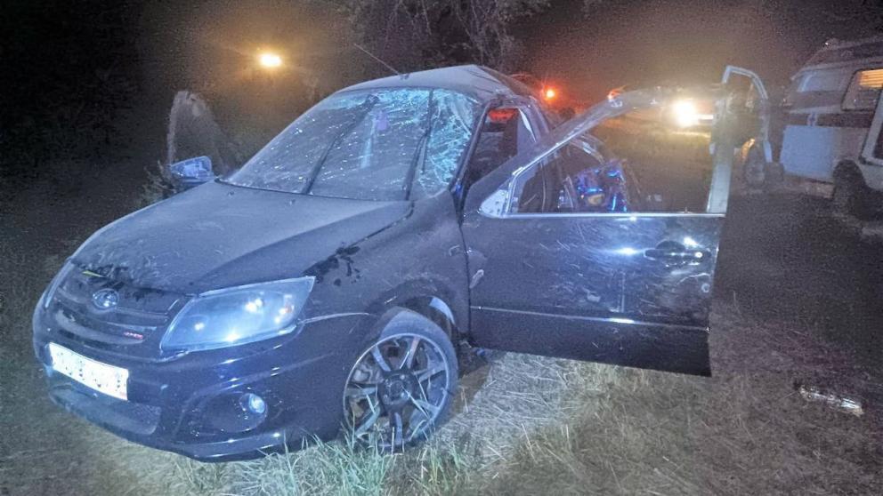 Три человека пострадали на Ставрополье после съезда в кювет