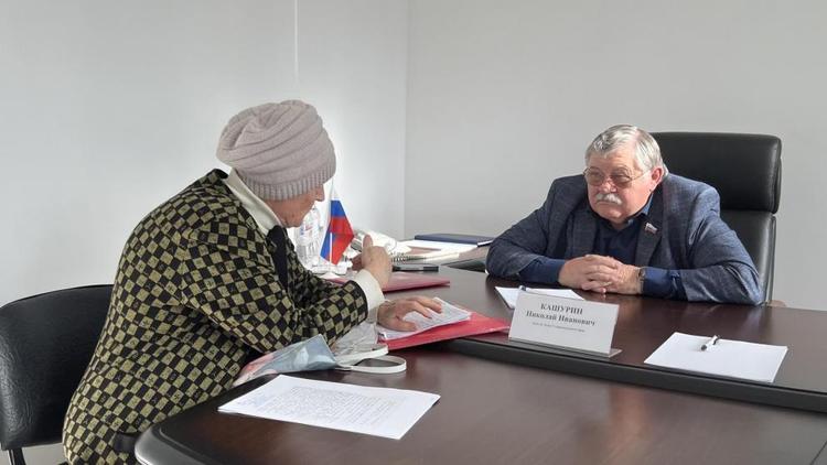 Николай Кашурин: Полученные в ходе приёма граждан обращения взяты в работу