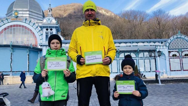 В Железноводске спортсмены пообещали не пить и не обижаться в Новом году