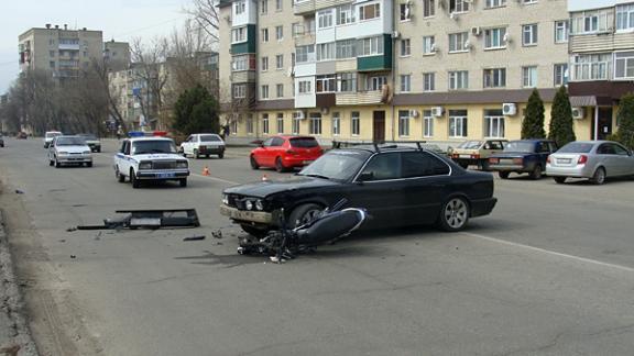 В Невинномысске в ДТП пострадал водитель скутера