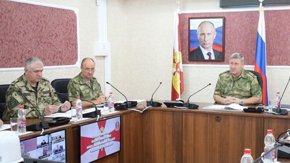 В Пятигорске прошёл военный совет Северо-Кавказского ордена Жукова округа Росгвардии