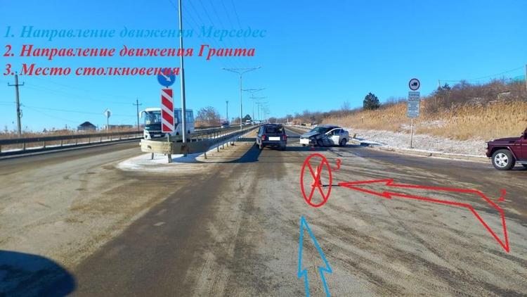 На Ставрополье в ДТП пострадали жители соседнего региона