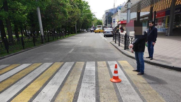 Пешеход-нарушитель попал под колёса автомобиля в Ставрополе