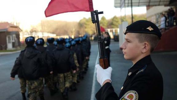 Строевой смотр прошел в Ставропольской кадетской школе имени генерала Ермолова