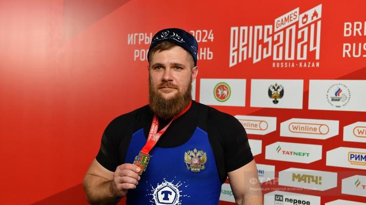 Ставропольские силачи получили две медали на Играх БРИКС в Казани 