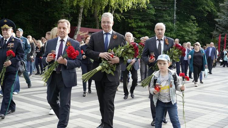 Обновлённую стену Памяти открыли в Ставрополе