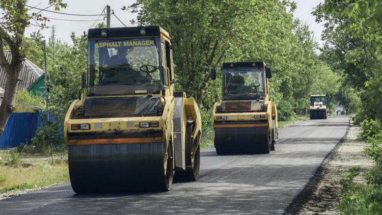 В Курском округе Ставрополья отремонтировали более 12 километров дорог