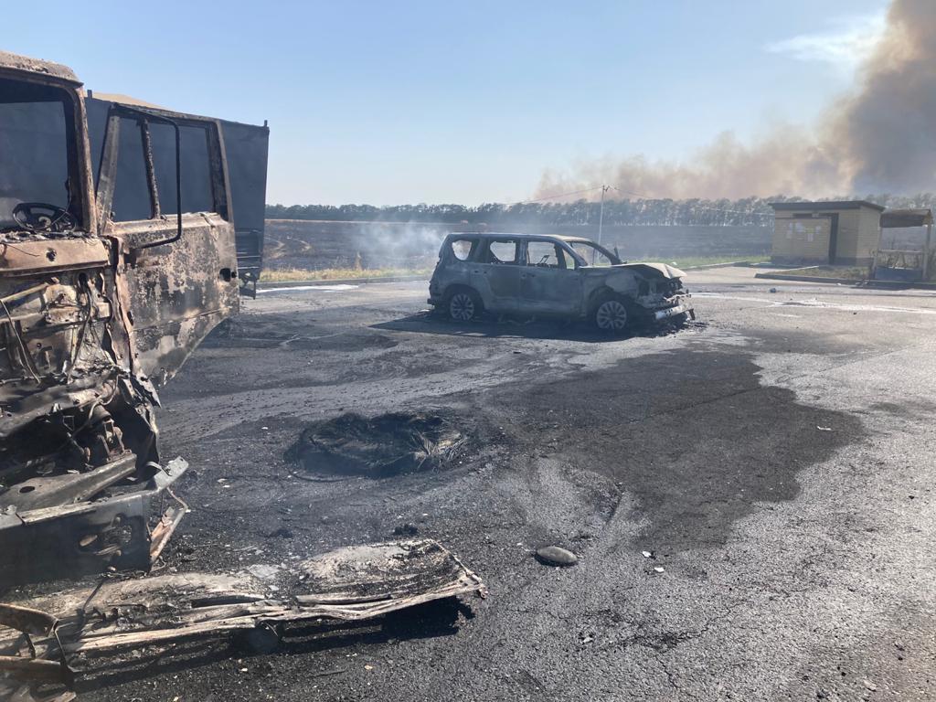 В ДТП на Ставрополье загорелись грузовик и внедорожник | Ставропольская  правда