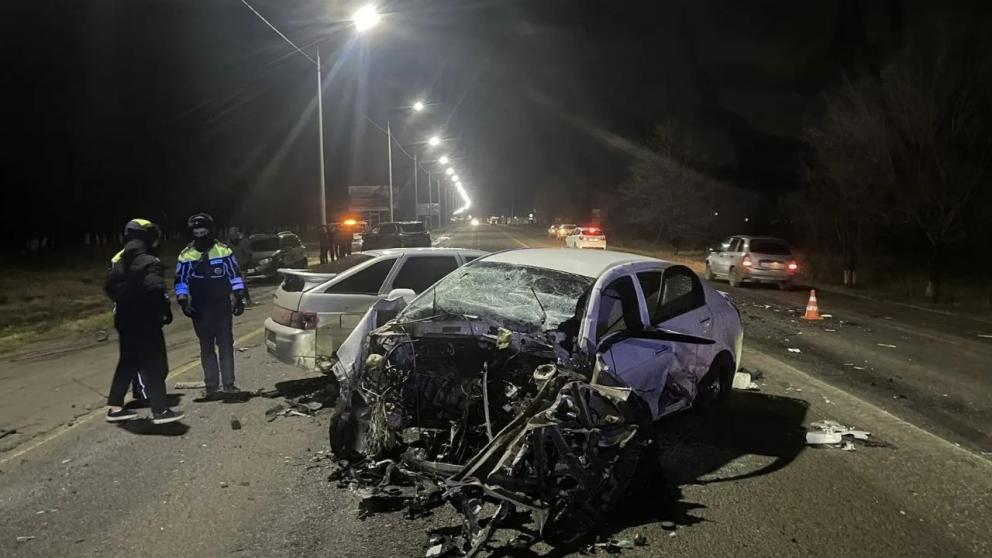 На трассе Астрахань – Элиста – Ставрополь произошло ДТП с 5 автомобилями