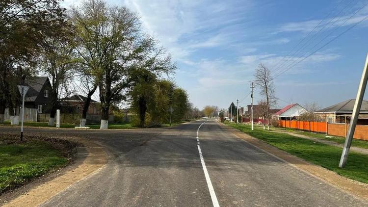 В станице Григорополисской завершили ремонт улицы Тимирязева