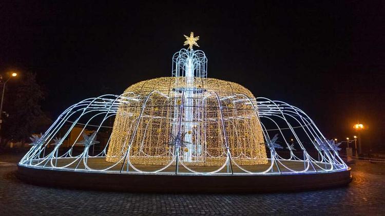 Фонтаны в Ставрополе перевели на зимний режим