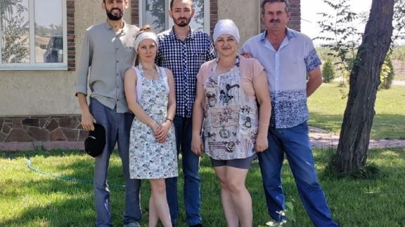 В Степновском округе фермерская семья участвует в уборочной страде