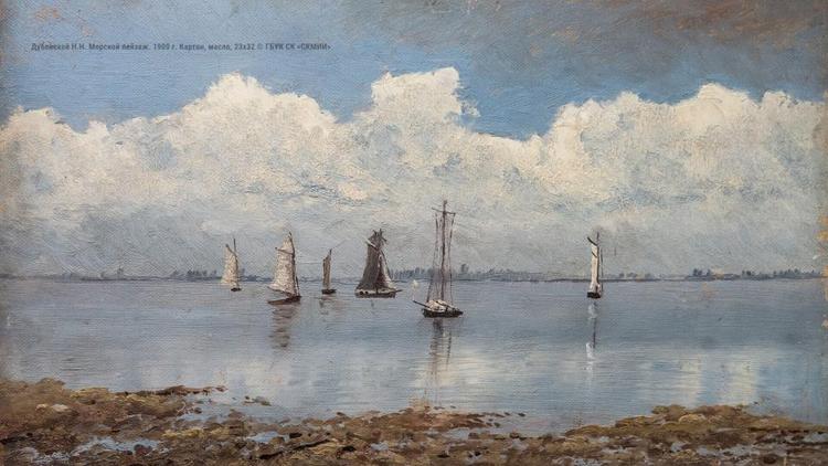 С творчеством знаменитых передвижников знакомит художественная выставка в школе