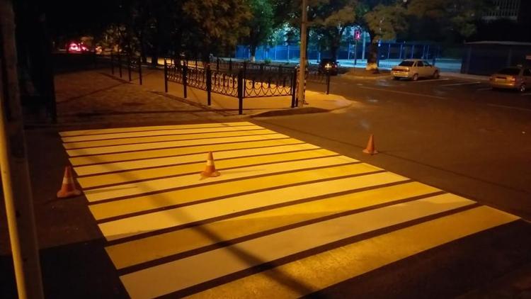 В Ставрополе заменят более 14 тысяч метров дорожной разметки