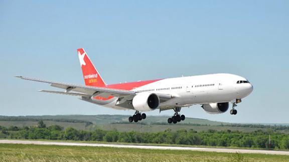 Аэропорт Минвод принял один из самых больших самолетов в мире – Boeing 777-200