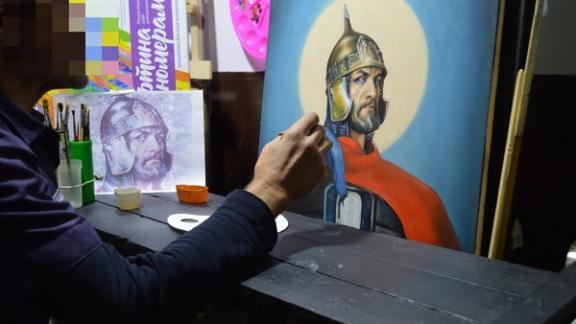 На Ставрополье живописцы из числа осуждённых рисуют Александра Невского