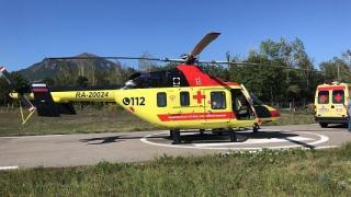 Ставропольский вертолёт санавиации эвакуировал двух пострадавших автомобилистов
