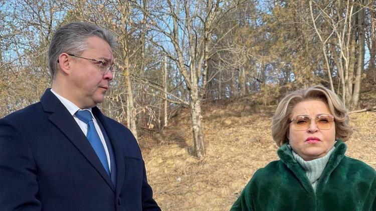 На Ставрополье прибыла Председатель Совета Федерации Валентина Матвиенко