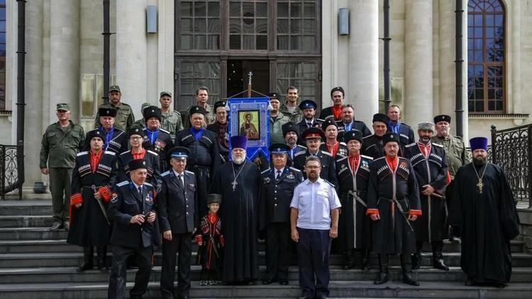 Терские казаки отметили день войскового общества