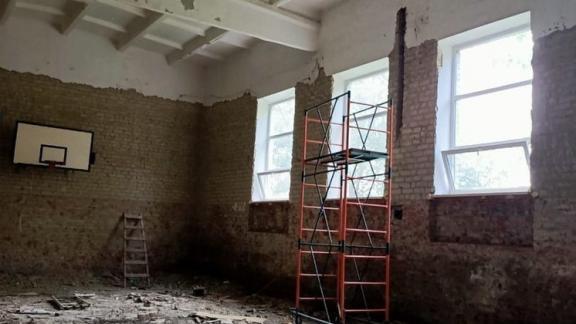 В школе села Греческого на Ставрополье отремонтируют спортзал