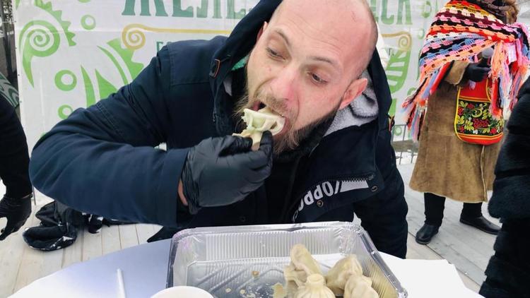 В Железноводске выбрали чемпиона хинкали-баттла