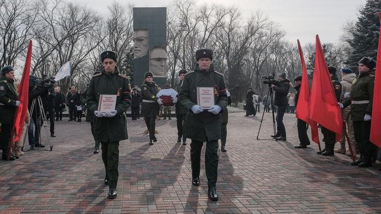 В селе Донском перезахоронены останки героя войны