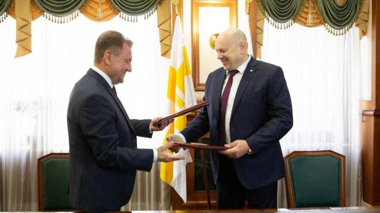В администрации Ставрополя подписали соглашение с мэрией Омска