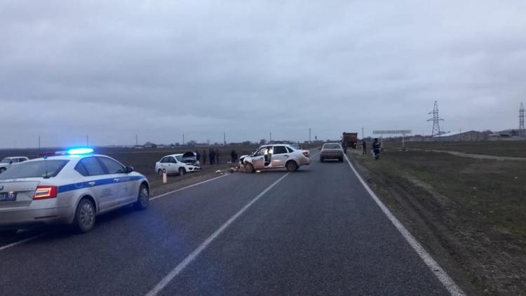 В Левокумском округе Ставрополья 5 человек пострадали в аварии