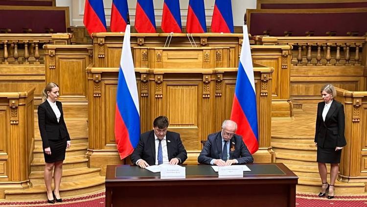 Дума Ставрополья и Белгородская область заключили соглашение о сотрудничестве
